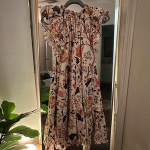 Ulla Johnson Eden Floral Cotton Minidress
